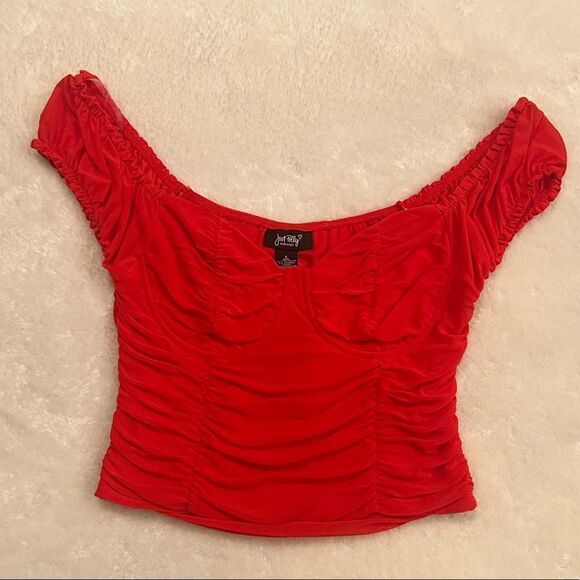 ✨ Just Polly Cropped Top - Picture 1 of 3